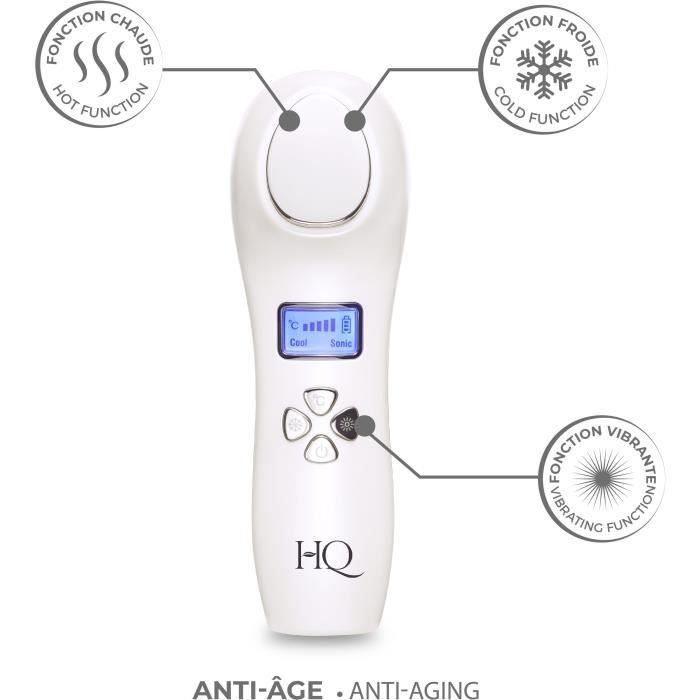 HQ Anti-Aging Face Rejuvenator - Cordless - 800 mAh Lithium Battery - White