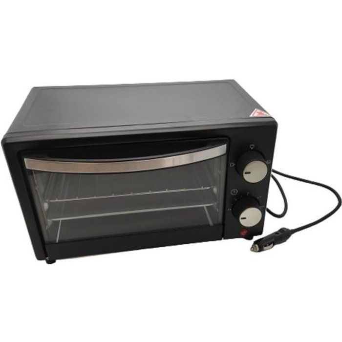 HTC EQUIPEMENTS Electric Oven - 24V 300W 9 L - Portable Cooking & Reheating