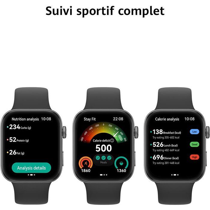 Huawei Smartwatch - Watch Fit 3 - 1.82" AMOLED Screen - Black