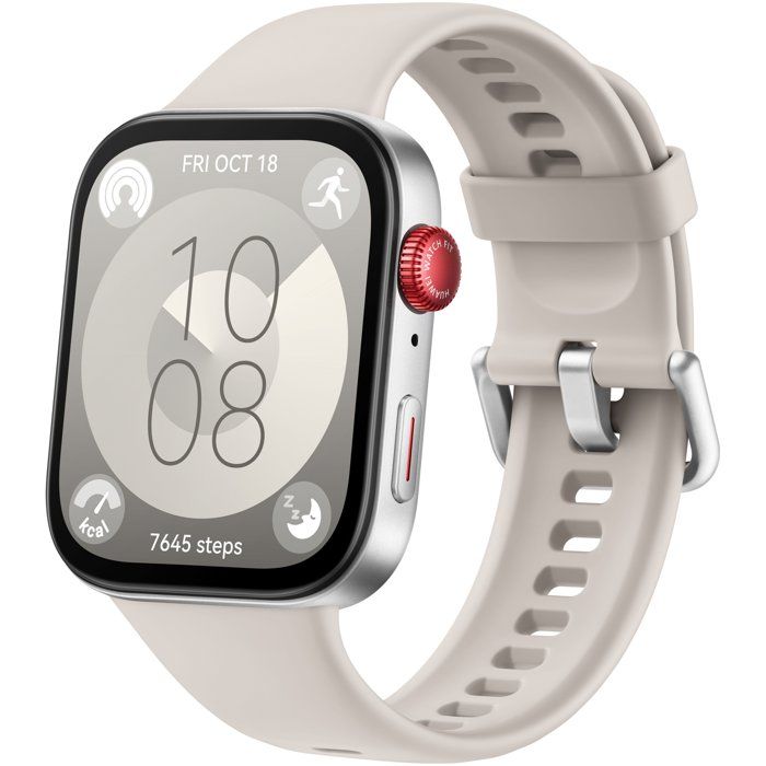 Montre connectée - HUAWEI - Watch Fit 3 - Ecran Amoled 1,82 - Blanc