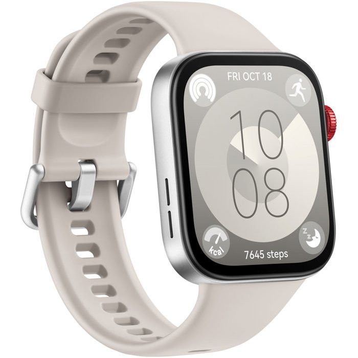 Montre connectée - HUAWEI - Watch Fit 3 - Ecran Amoled 1,82 - Blanc