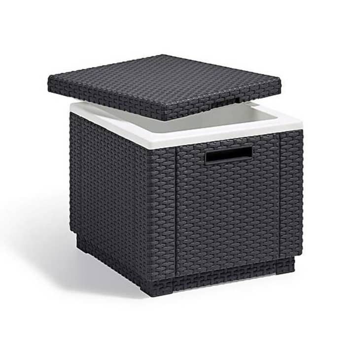 Keter Glacier Ice Cube Cooler - Graphite - 405981