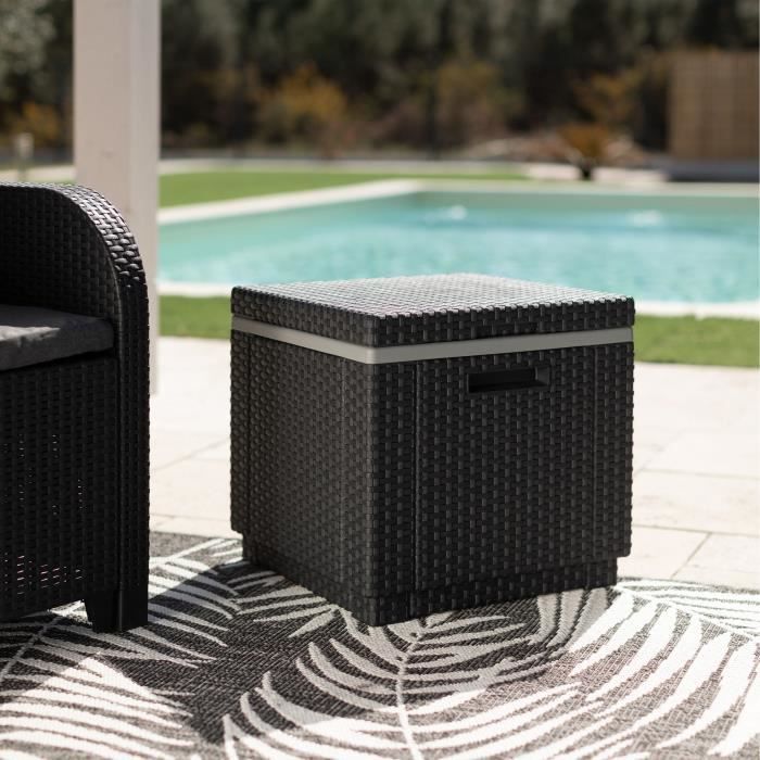 Keter Glacier Ice Cube Cooler - Graphite - 405981