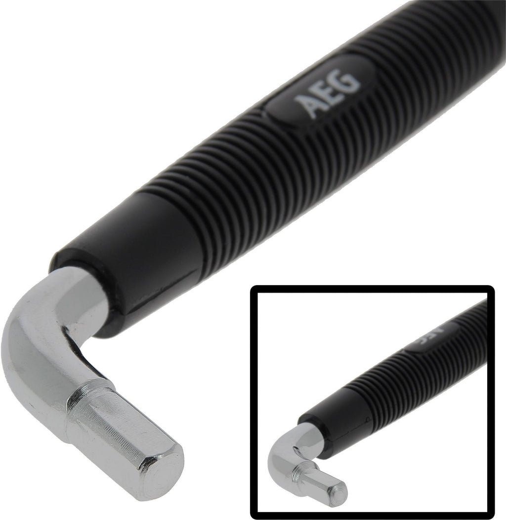 AEG Double Square Drain Plug Wrench 8-10 mm - Ergonomic Handle