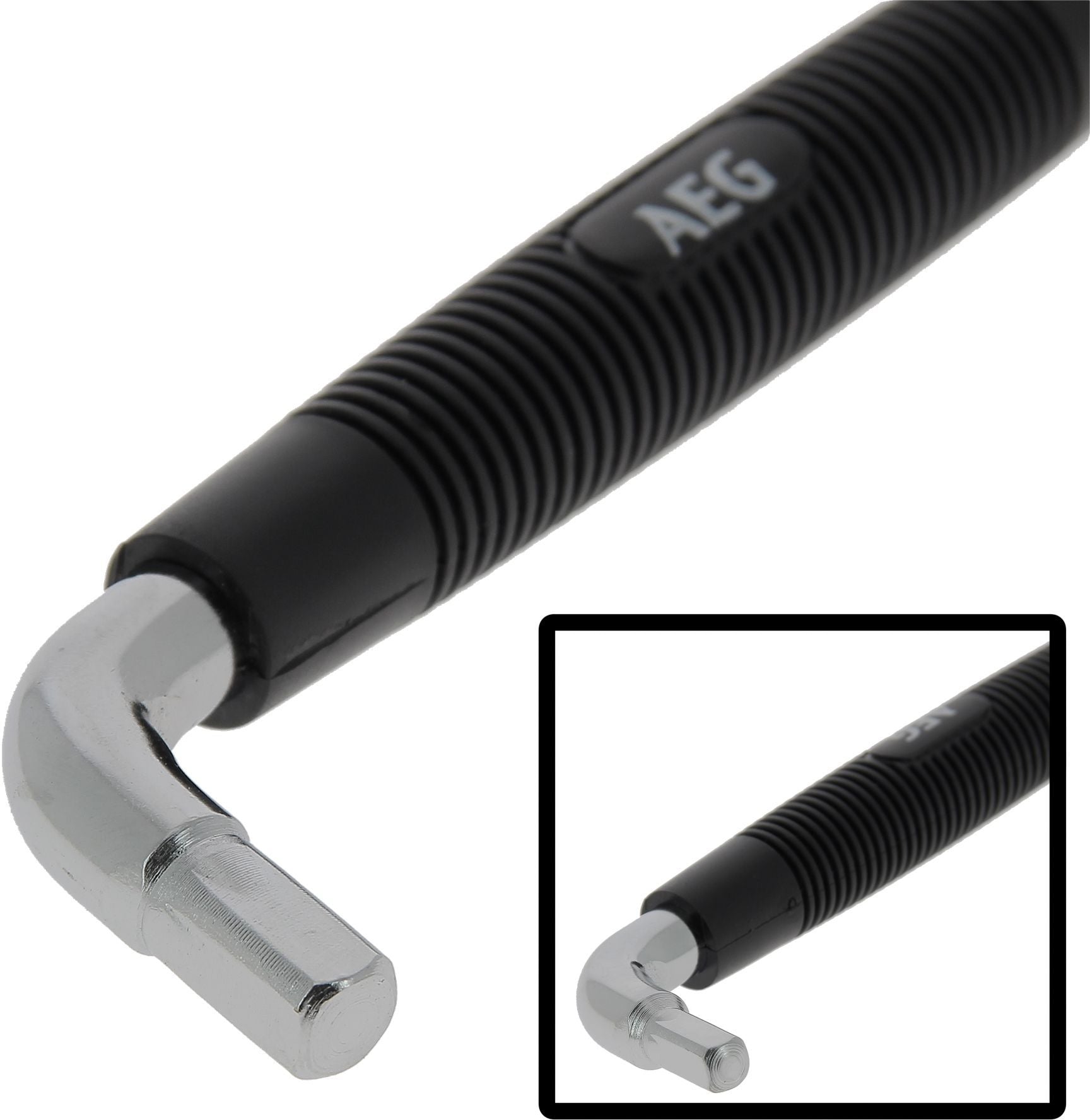 AEG Double Square Drain Plug Wrench 8-10 mm - Ergonomic Handle