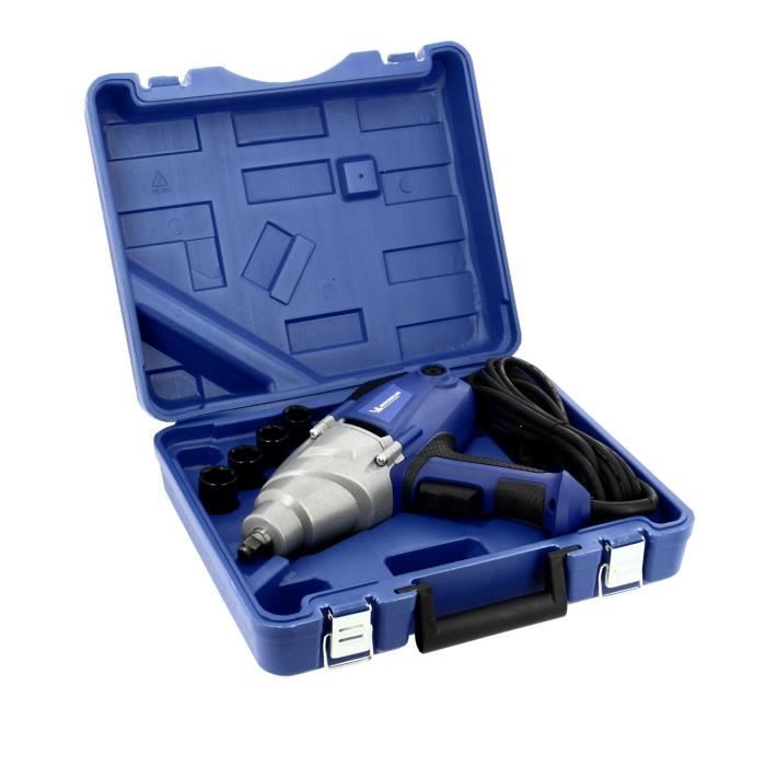 MICHELIN 230V 1050W Impact Wrench - Screwdriver/Impact Remover - 2200 rpm - Torque: 150-350Nm 500Nm