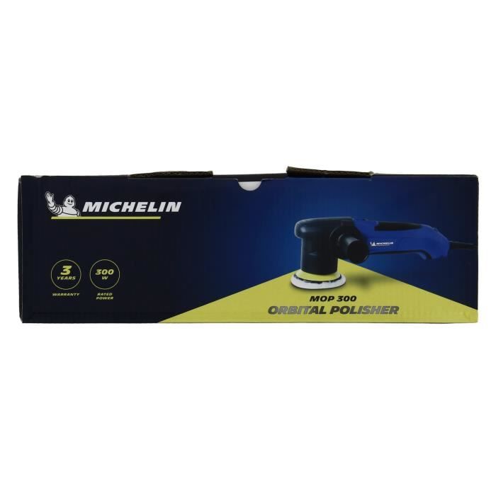 Polisheuse orbitale 230V - 300W - MICHELIN - disque : 75mm - Vitesse de rotation : 3500 - 6400 t/min
