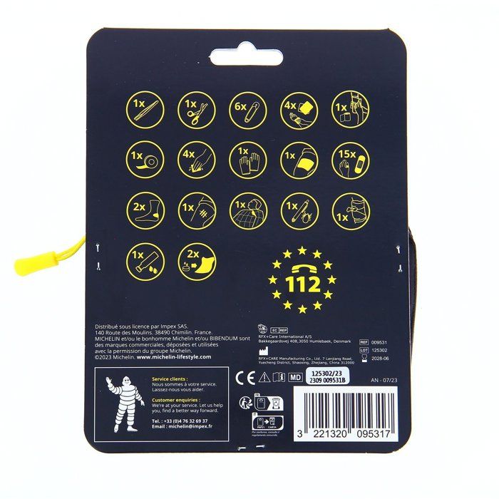 MICHELIN First Aid Kit - 44 Pieces