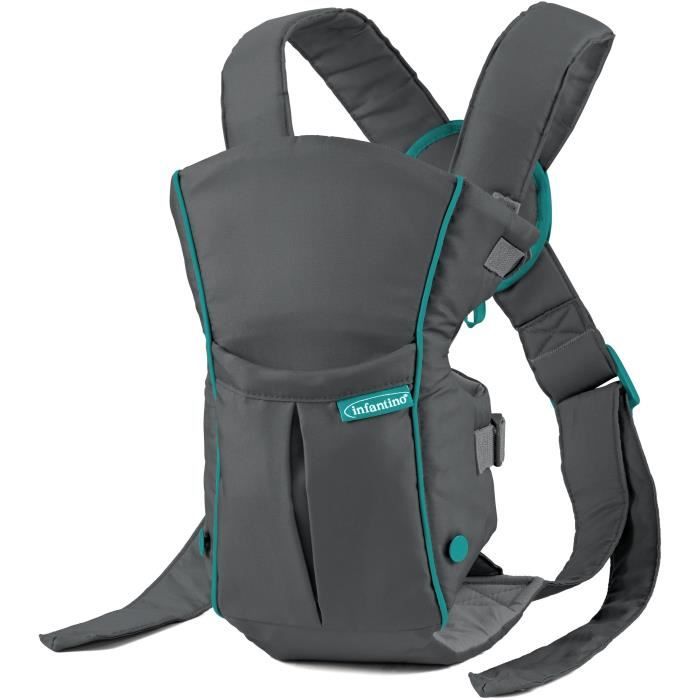 INFANTINO SWIFT Baby Carrier - Grey - Lightweight and Compact