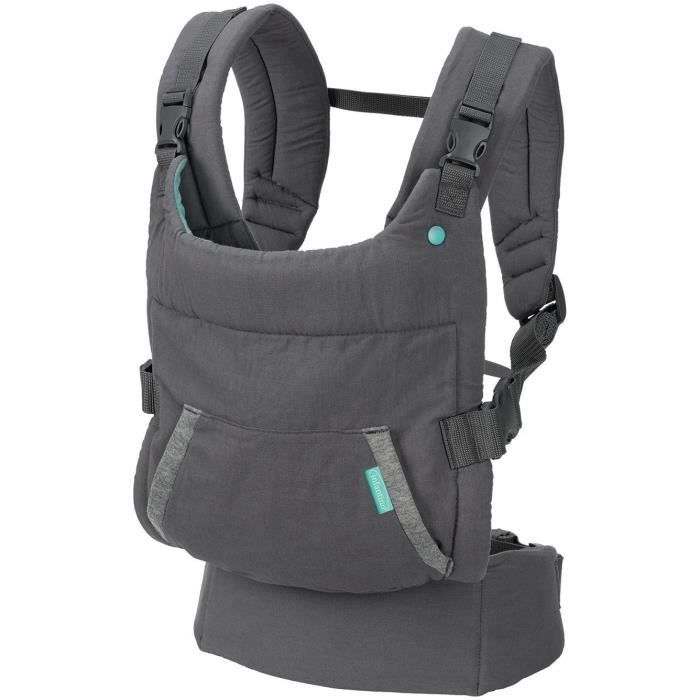 INFANTINO Cuddle Up Teddy Bear Baby Carrier - Front and Back Carry - 5.4 to 18.1 kg