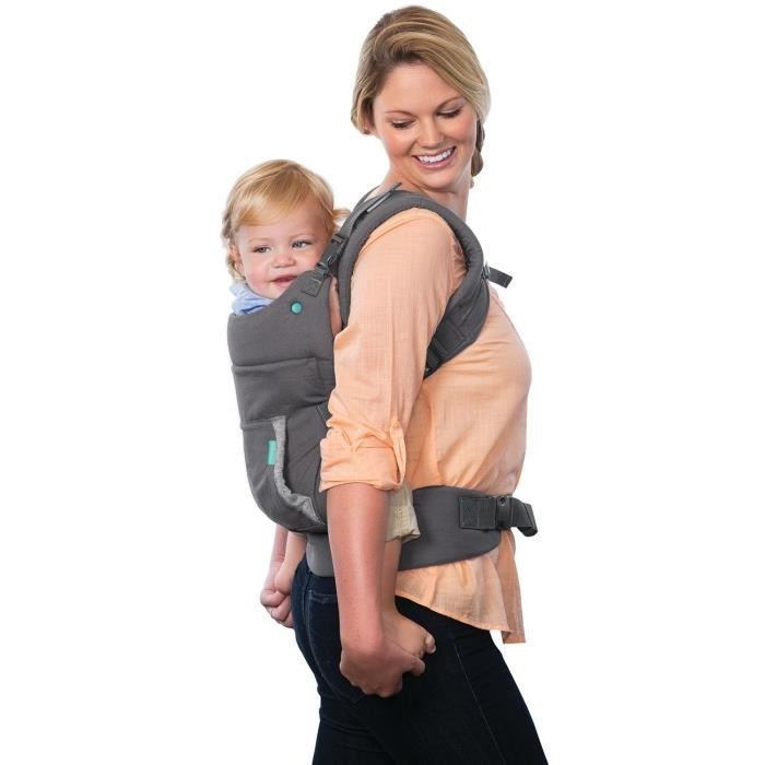 INFANTINO Cuddle Up Teddy Bear Baby Carrier - Front and Back Carry - 5.4 to 18.1 kg