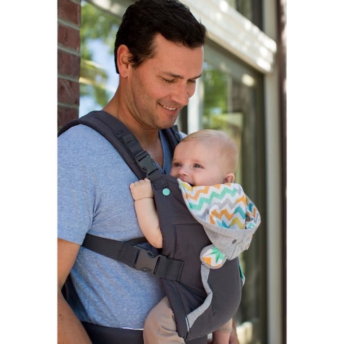 INFANTINO Cuddle Up Teddy Bear Baby Carrier - Front and Back Carry - 5.4 to 18.1 kg