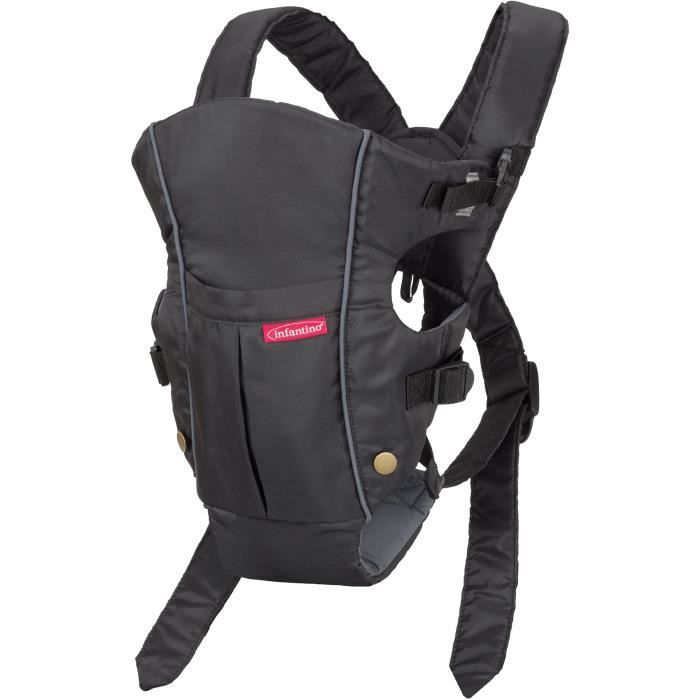 INFANTINO Baby Carrier - Swift - Ergonomic - Black/Blue - 0 to 24 Months