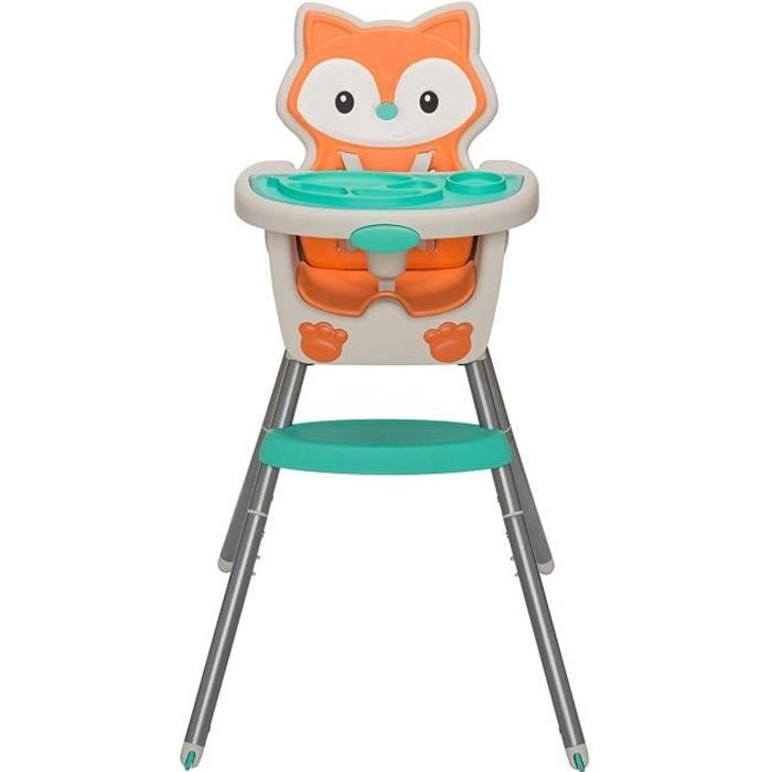 INFANTINO 4-in-1 High Chair - Fox Design - Grows with Child