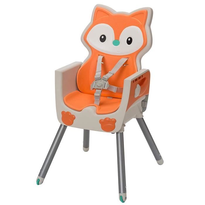 INFANTINO 4-in-1 High Chair - Fox Design - Grows with Child