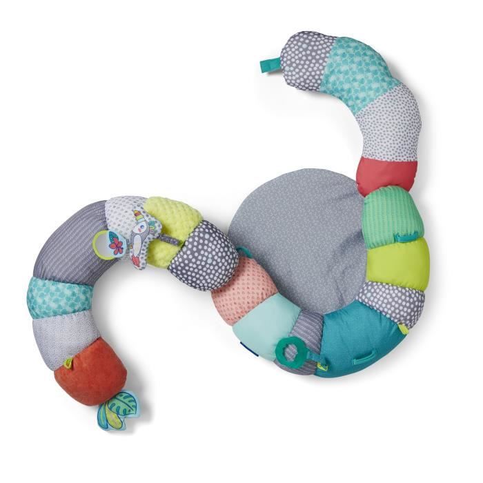 INFANTINO Tummy Time 2-in-1 Activity Cushion, Adaptable for Sitting, Tummy, and Back Play