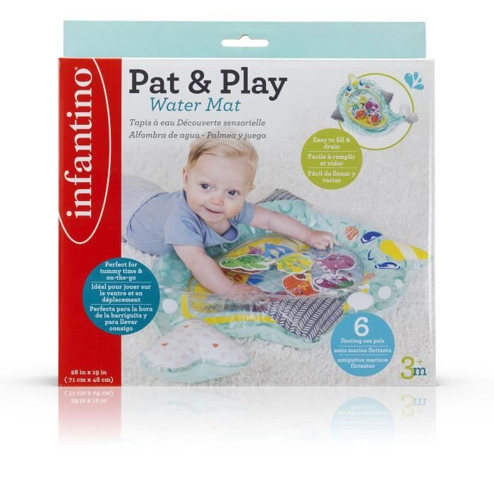 INFANTINO Water Mat Sensory Discovery Unicorn of the Sea, 71 x 48 cm
