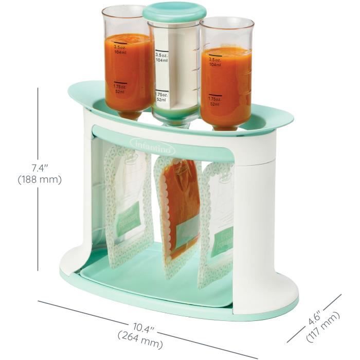 INFANTINO Filling Station - Squeeze Station - Homemade Pouch Preparation