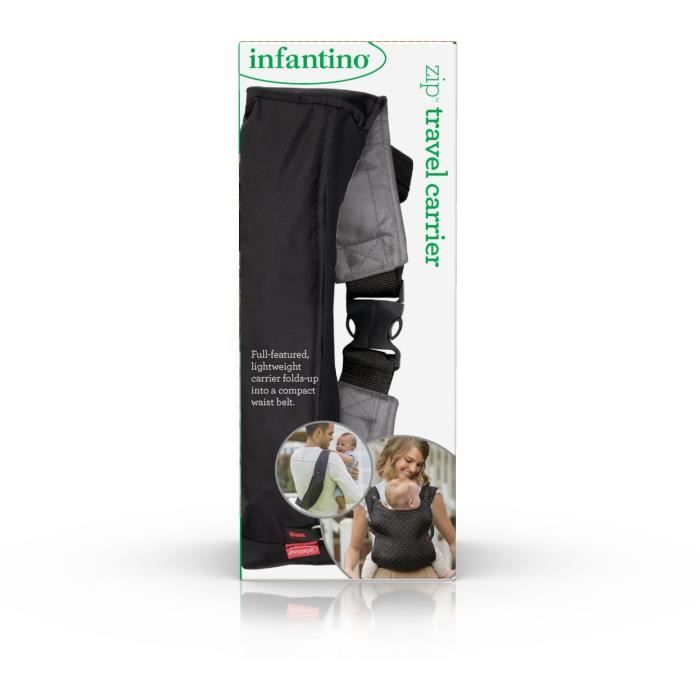 INFANTINO Zip Travel Banana Baby Carrier - Lightweight - Up to 18 kg