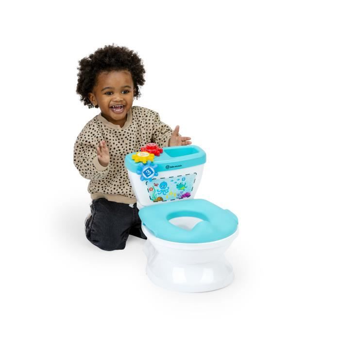 BABY EINSTEIN Mini Toilet for Children with Toilet Seat Reducer, Musical Flush