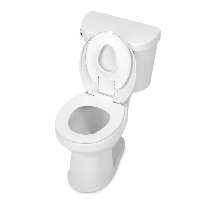 INGENUITY Child Toilet Seat Reducer, Flip & Sit, Universal Adhesive