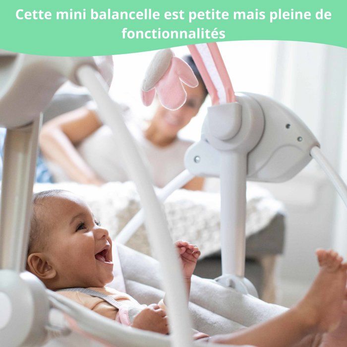 INGENUITY Foldable Electric Baby Swing - Flora - Baby Gift