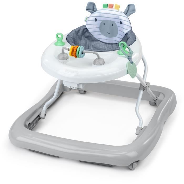 INGENUITY Chambray - Foldable, convertible baby walker with activities, baby gift - 3 height settings - 6 M+