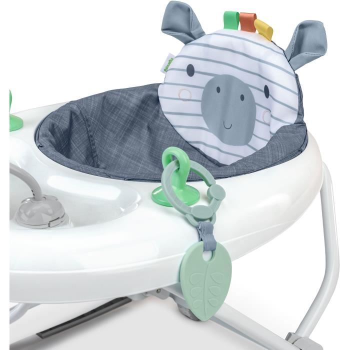 INGENUITY Chambray - Foldable, convertible baby walker with activities, baby gift - 3 height settings - 6 M+