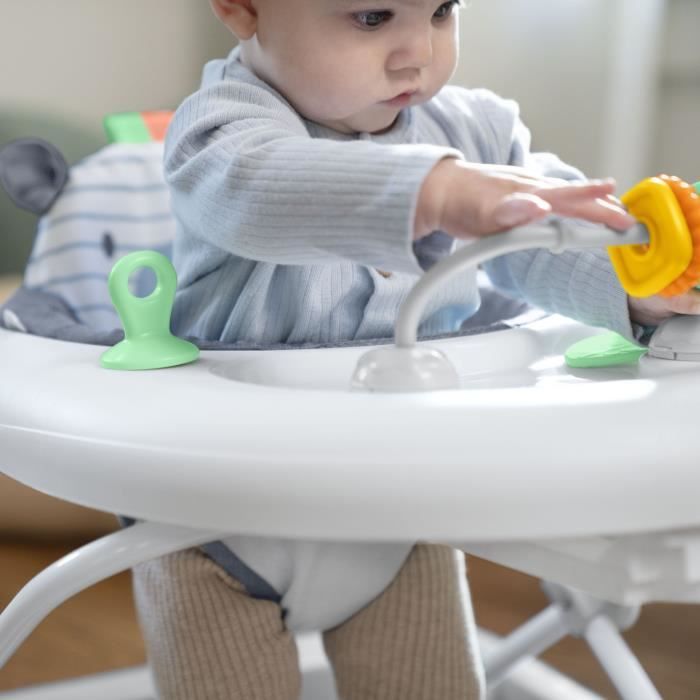 INGENUITY Chambray - Foldable, convertible baby walker with activities, baby gift - 3 height settings - 6 M+