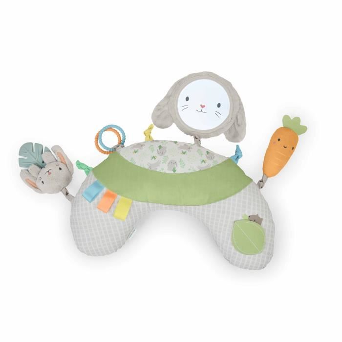 INGENUITY Sylvi Baby Floor Playmat for Extended Tummy Time with Multi-Sensory Toys
