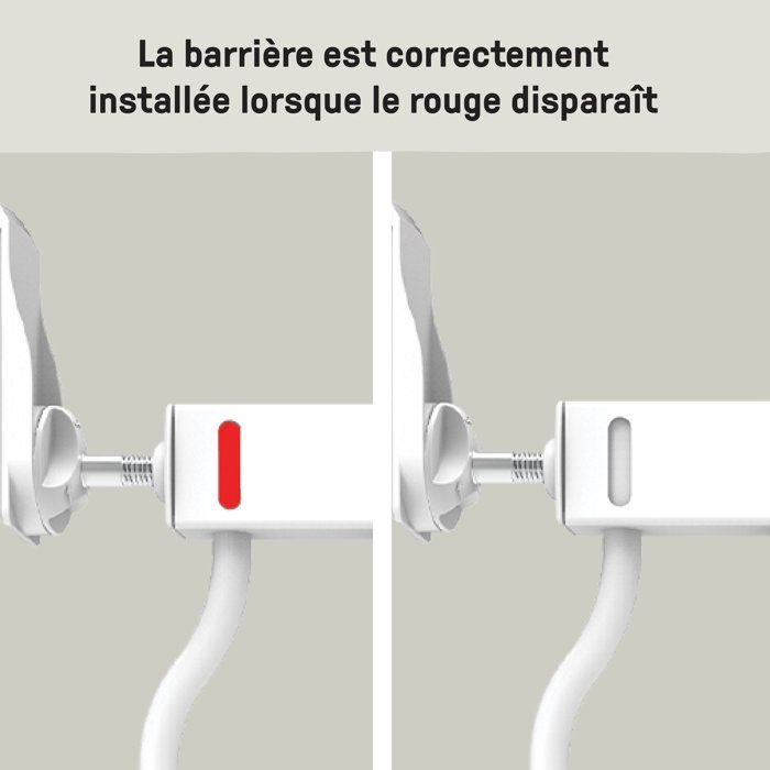 INGENUITY Barriere de sécurité sans perçage- Easy Install- de 73 a 80 cm - pression, sans vis ni perçage, enfant, bebe, escalier