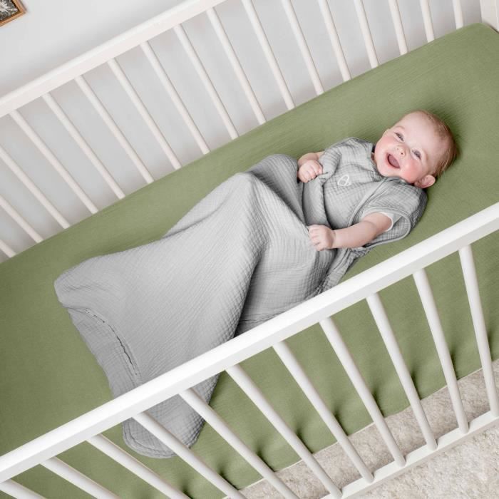 INGENUITY, Gigoteuse d'Emmaillotage, sac de couchage a pois, pour l'été TOG 0.5 évolutive de 3 a 18 mois certifié oeko-Tex