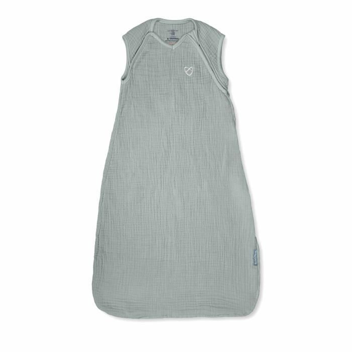 INGENUITY Swaddle Sleeping Bag, Sage Green Cotton, TOG 1,3-18 Months, Oeko-Tex Certified