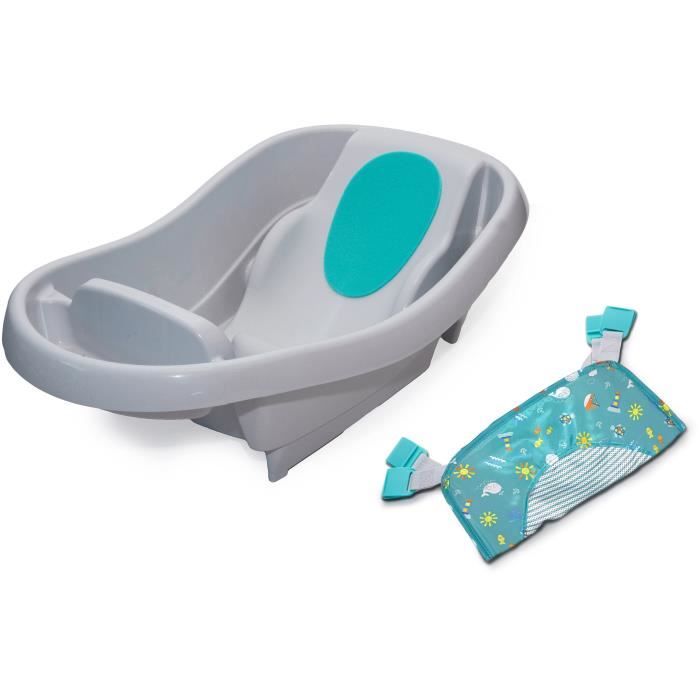 INGENUITY - Convertible Baby Bathtub - Extra-Large - Comfortable - with Soft Fabric Baby Hammock Seat - up to 24 Months