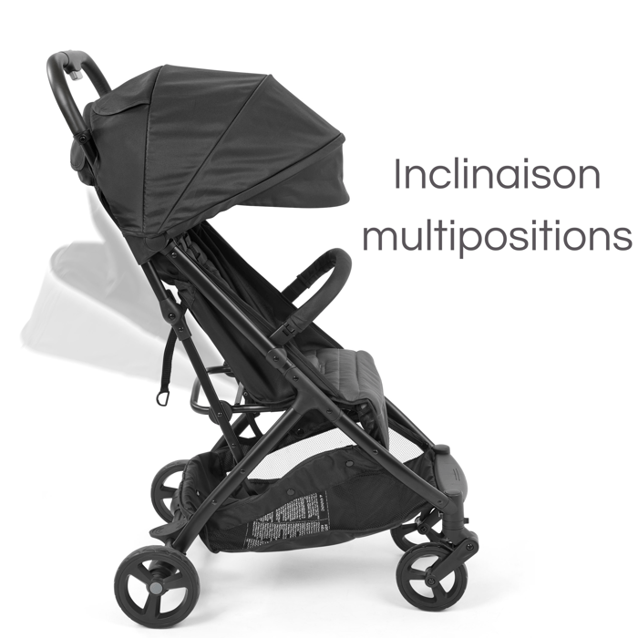 INGENUITY Ultra-compact 3D Quickclose Stroller - Lightweight - From birth to 4 years - Rain cover included