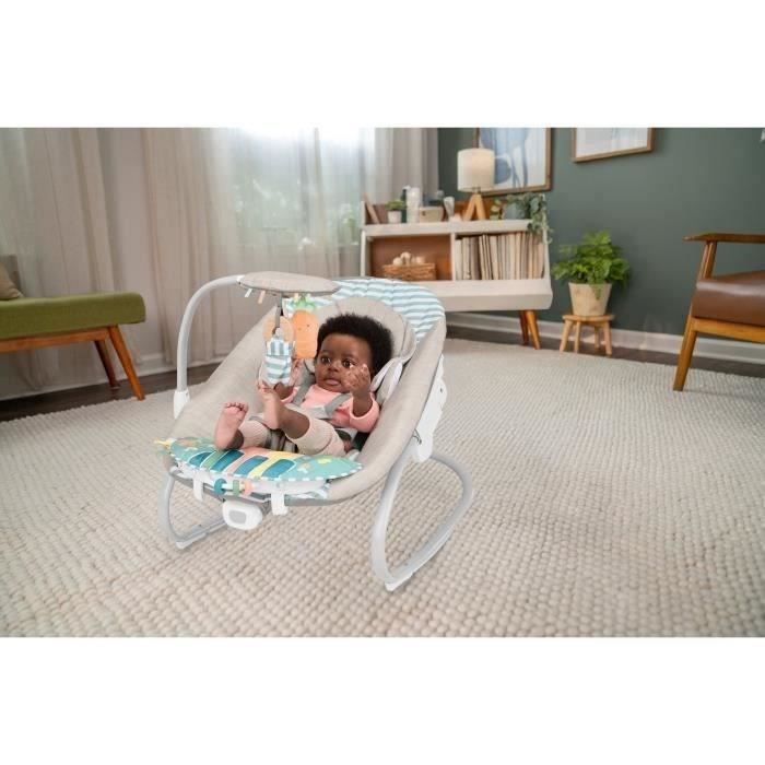 INGENUITY Sylvi 4-in-1 Electric Swing and Rocking Chair with Baby Piano Toy