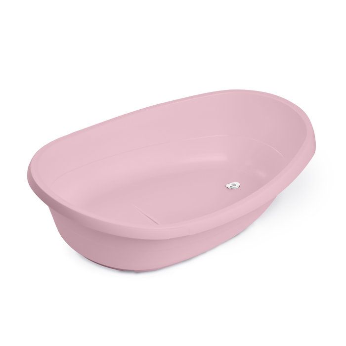 INGENUITY Extra-Large Pink Convertible Baby Bathtub, Fabric Hammock, 0-24 Months