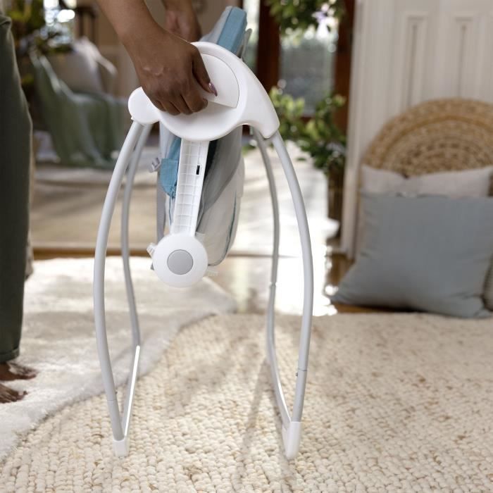 INGENUITY Sun Valley Electric Baby Bouncer/Swing, 2 Toys, Reclining Seat