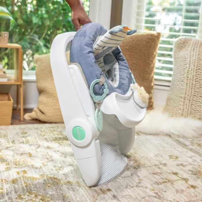 INGENUITY - Casi the Zebra - Baby Learning Seat - Provides Support for Baby, Baby Gift
