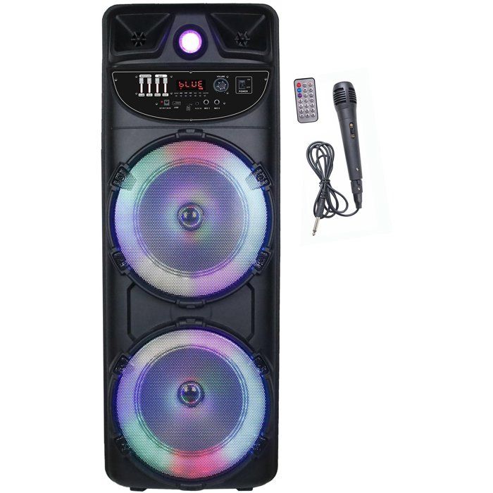 INOVALLEY Portable Speaker - MS02-XXL-N - 1000W - Bluetooth - Karaoke Function