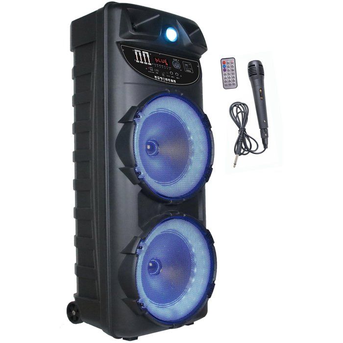 INOVALLEY Portable Speaker - MS02-XXL-N - 1000W - Bluetooth - Karaoke Function