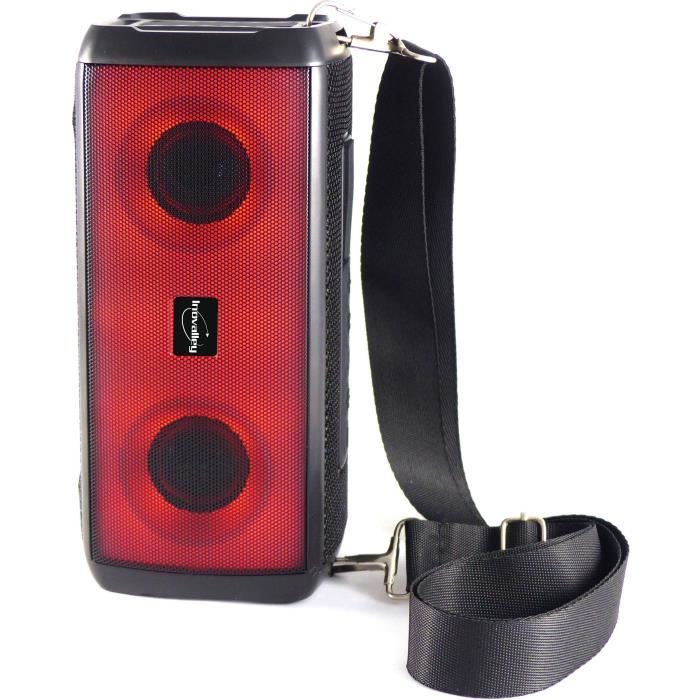 INOVALLEY Bluetooth Speaker with Lights - HP345-B - 10W - Bluetooth V5.3
