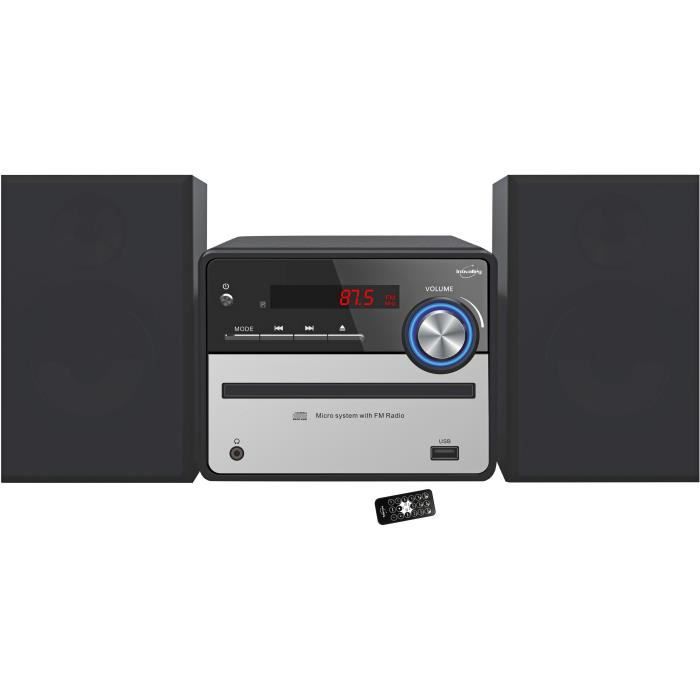 INOVALLEY CH37-BTH - Bluetooth 5.0 Hi-Fi System - CD Player, 2 x 25W
