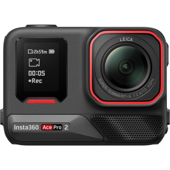 Insta360 Ace Pro 2 Action Camera Set in Black with Second Battery