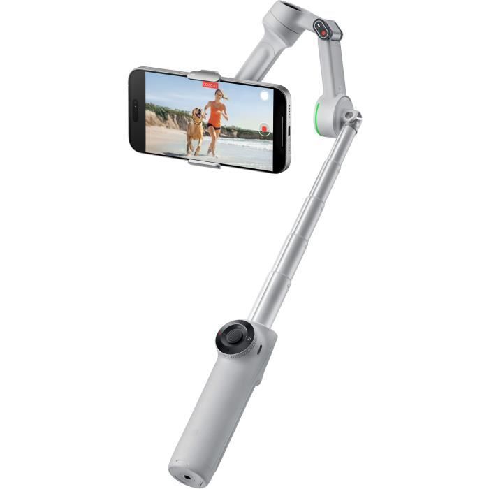 INSTA360 Flow 2 Pro Gimbal - Gray - Compatible with Apple DockKit - 3-Axis Stabilization