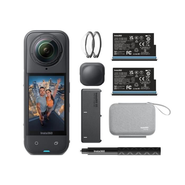 INSTA360 X5 Action Camera - Starter Bundle - 360° 8K Video