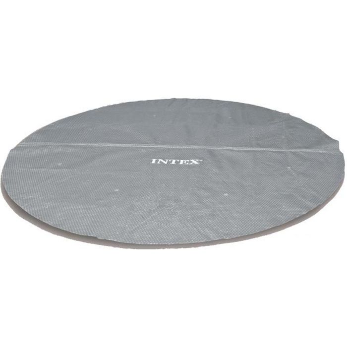 INTEX Bubble Pool Cover - 4.20 m Diameter - Reinforced for Durability - Grey