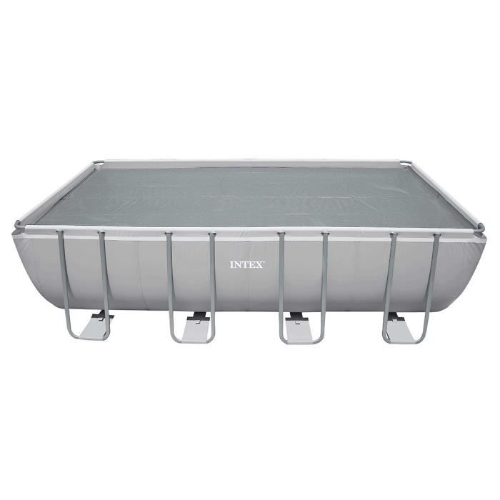 INTEX - Reinforced Rectangular Bubble Cover for Tubular Pools 7.32 x 3.66 m