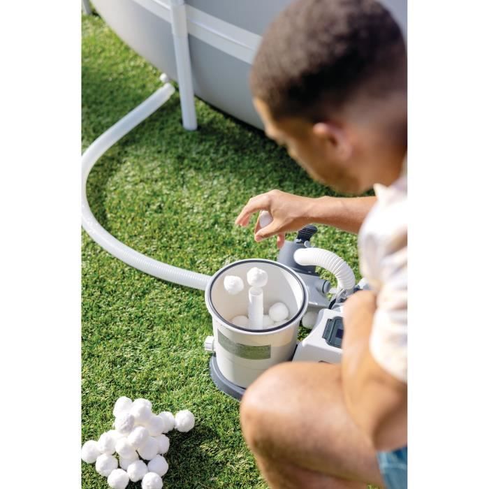 INTEX Filter Balls - Filtration Fineness 3 to 5 Microns - Lifespan 3 to 5 Years