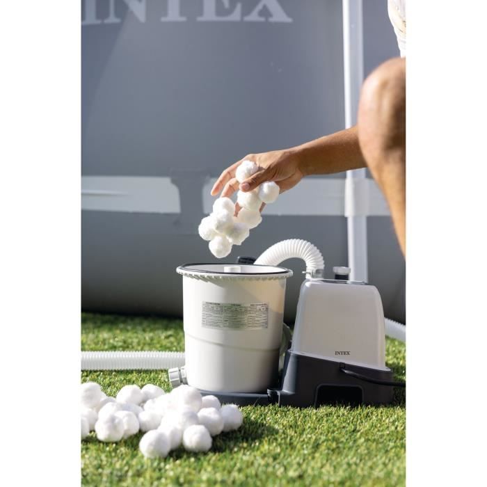 INTEX Filter Balls - Filtration Fineness 3 to 5 Microns - Lifespan 3 to 5 Years